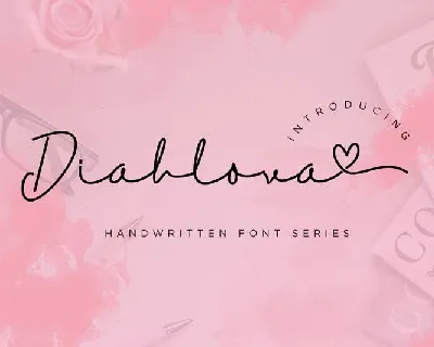 Diahlova font