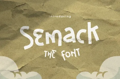 Semack Display font