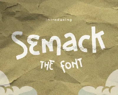 Semack Display font