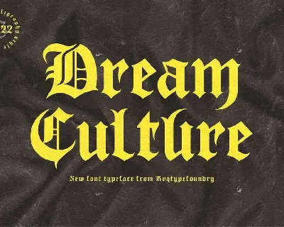 Dream Culture font