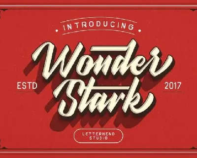 Wonder Stark font