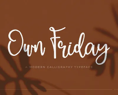 Own Friday font