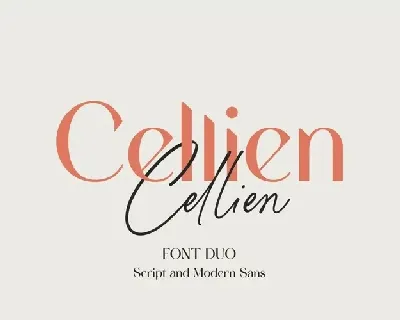 Cellien Duo font