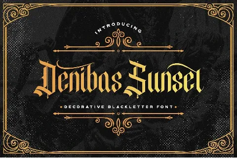 Denibas Sunset font