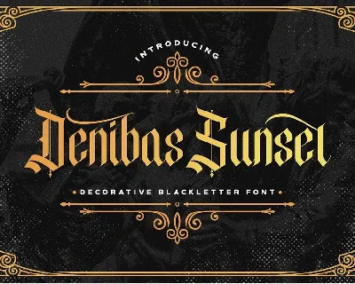 Denibas Sunset font