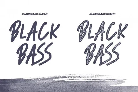 Black Bass Display font