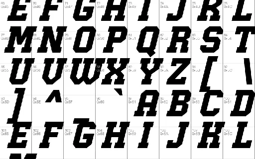 Fastrun font