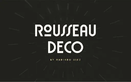 Rousseau Deco Free font