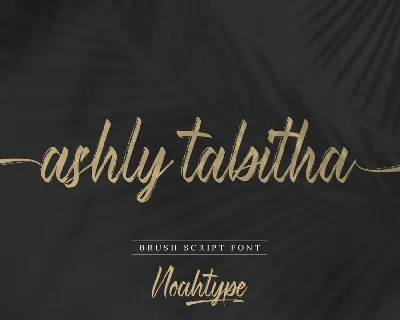 Ashly Tabitha Demo font