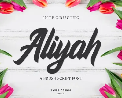 Aliyah font