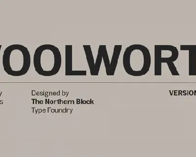 Woolworth Family font