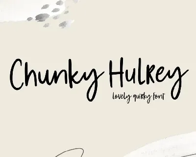 Chunkey Hurley font