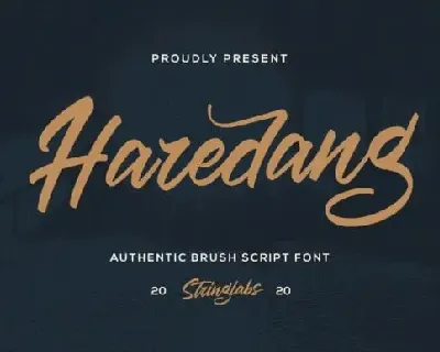 Haredang Script font