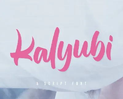 Kalyubi Script font