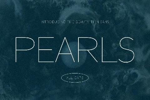 Pearls font