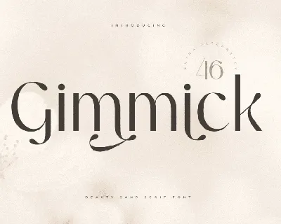 Gimmick font