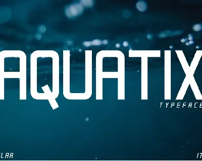 Aquatix font