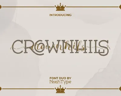 Crownhils font