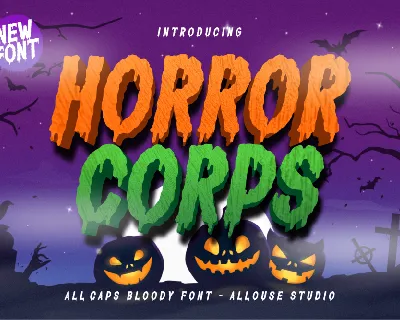 Horror Corps font