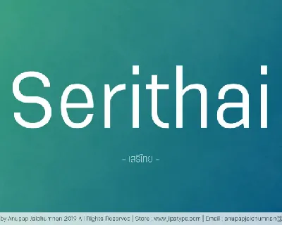 Serithai font