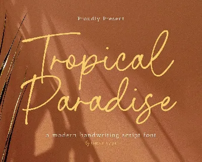 Tropical Paradise font