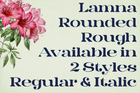 Lamna Rounded Rough font