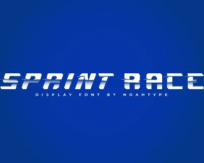 Sprint Race Demo font