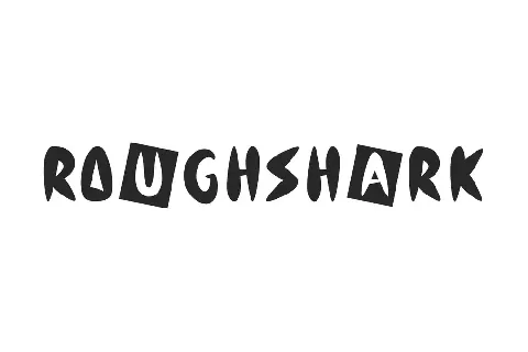Roughshark Demo font