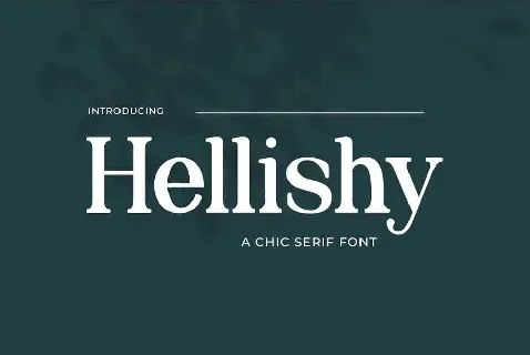 Hellishy font