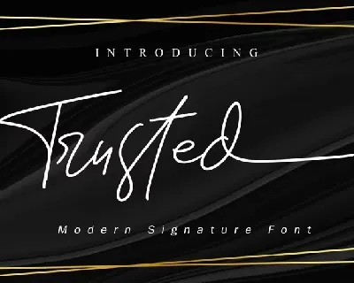 Trusted font