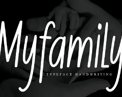 Myfamily Handwritten font