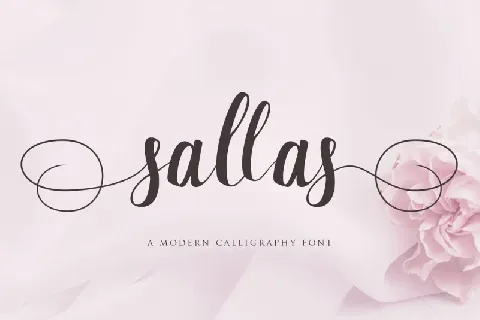 Sallas Modern Calligraphy font