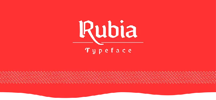 Rubia Typeface font