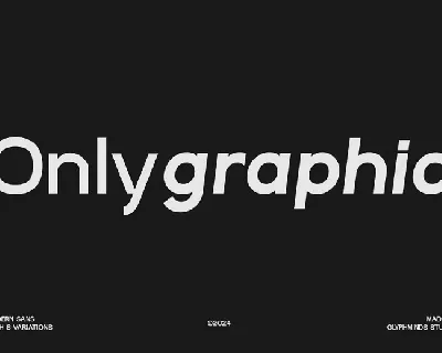 Onlygraphic Family font