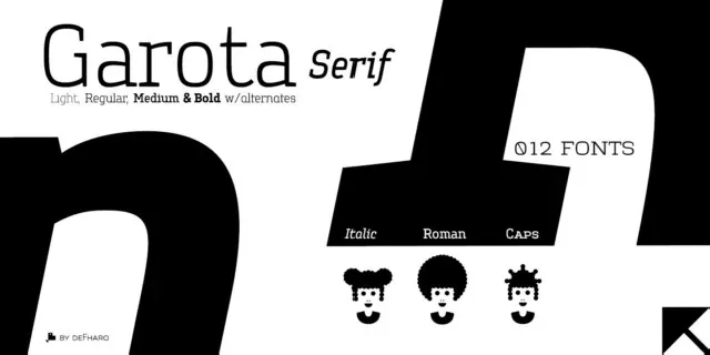 Garota Slab Serif font