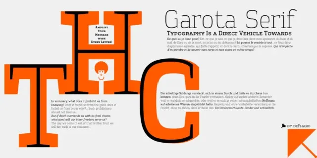 Garota Slab Serif font