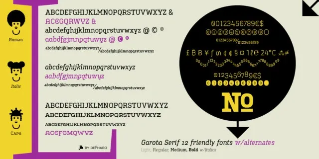 Garota Slab Serif font