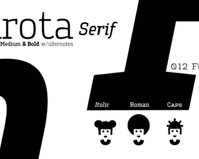 Garota Slab Serif font