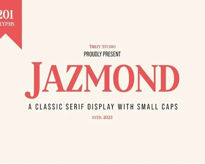 Jazmond font