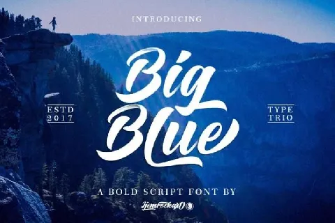 Big Blue font