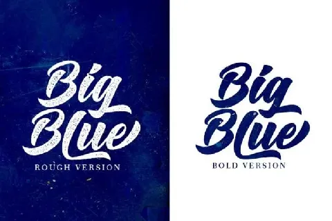 Big Blue font