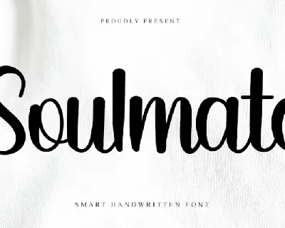 Soulmate Handwritten Typeface font