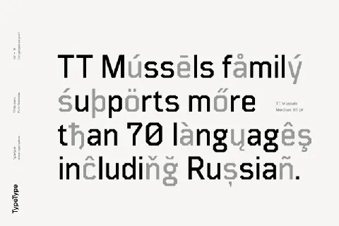 TT Mussels Family font
