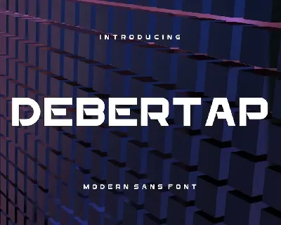 Debertap font