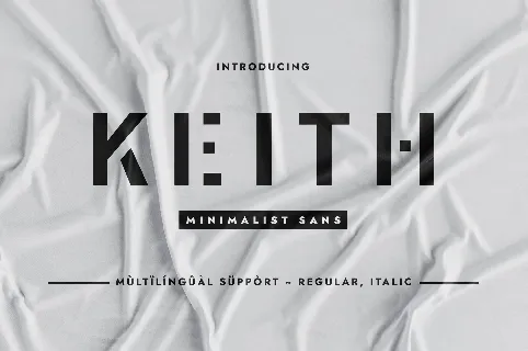 Keith font