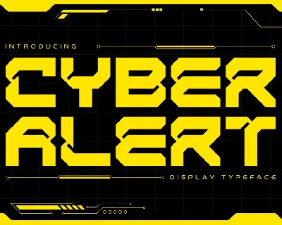 Cyber Alert font