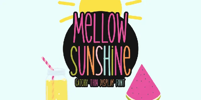 Mellow Sunshine font