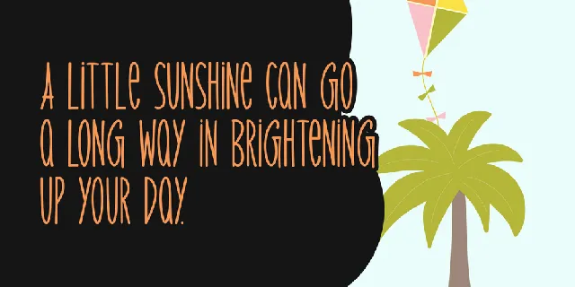 Mellow Sunshine font