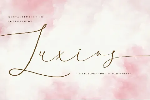 Luxios font