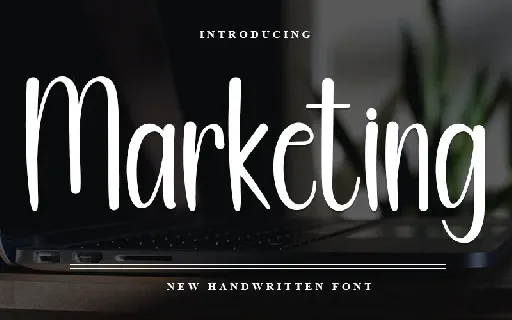 Marketing font